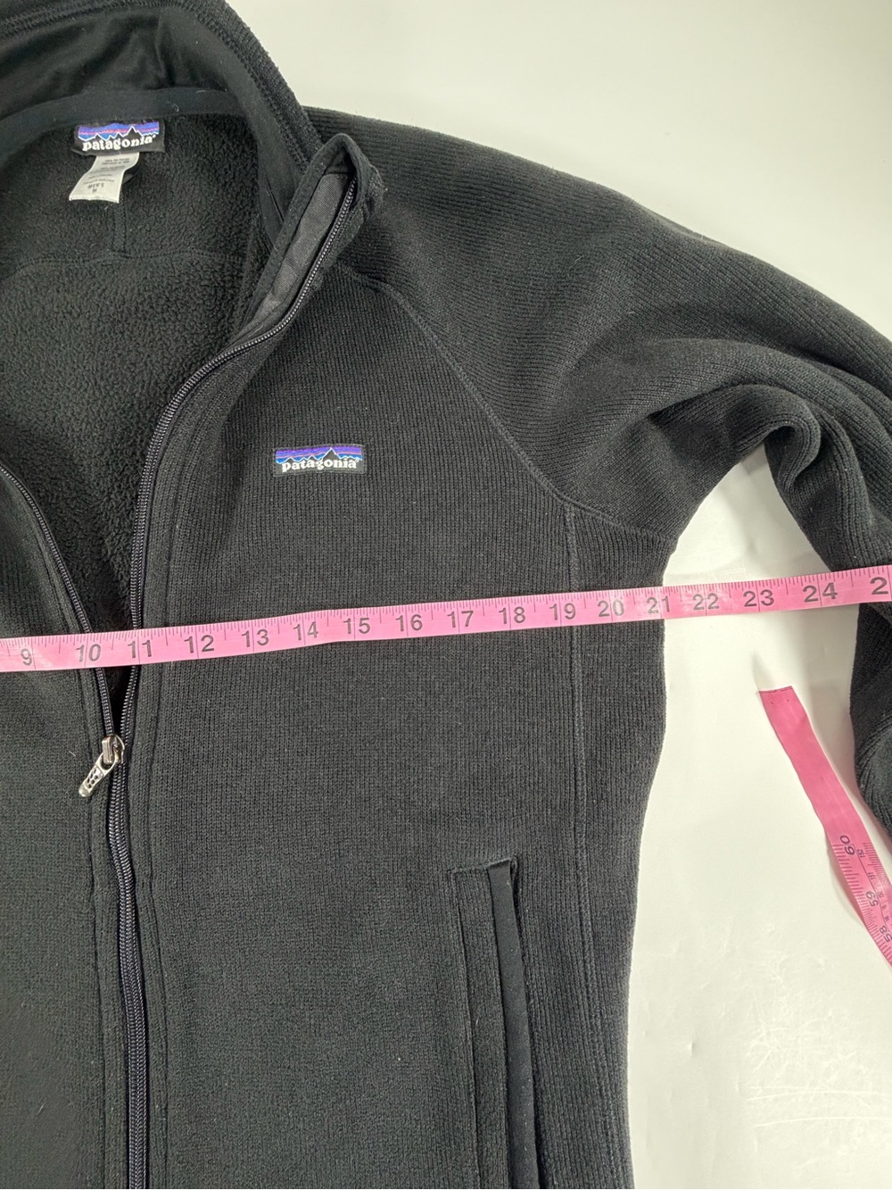 Patagonia Better Sweater Full Zip Fleece Jacket Black Mens Medium Outdoor Hike - Picture 4 of 6